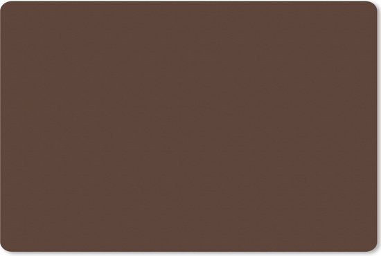 Tapis de souris Gaming - Tapis de souris - Uni - Marron - Tapis de souris xxl - Tapis de souris large - 120x80 cm - Sous-main
