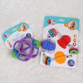 Bam Bam - Babyspeelgoed, rammelaar set: Triangel rammelaar + rubberen bal
