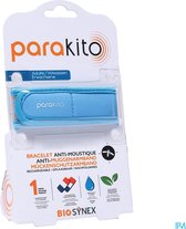 Para'Kito - Anti-muggen Armband - Navulbaar - Blauw - met 2 tabletten