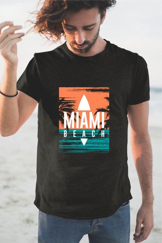 T-Shirt 279-43 Miami Beach - L, Navy