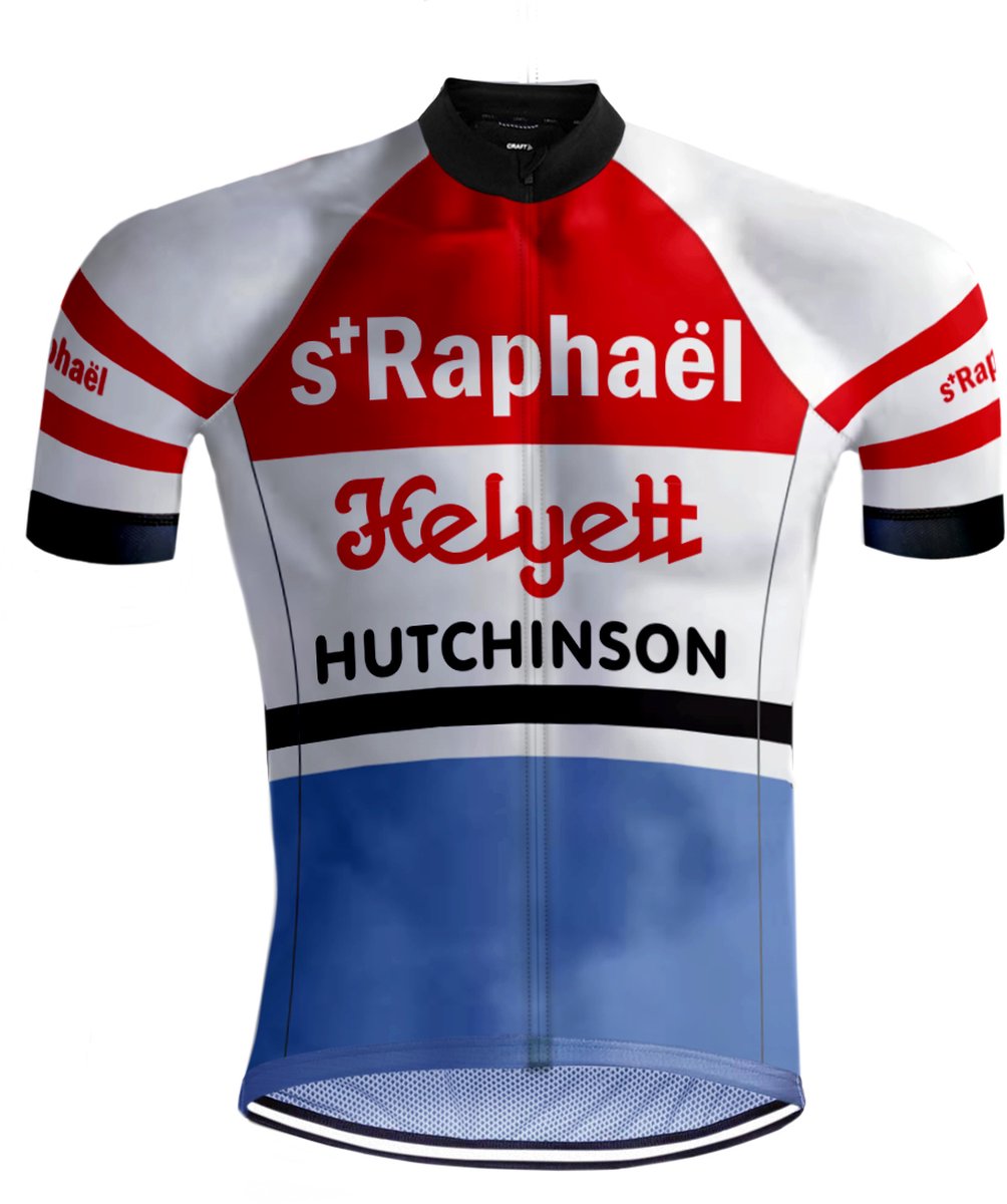 Retro Wielershirt Saint-Raphaël Rood/Blauw - REDTED - S