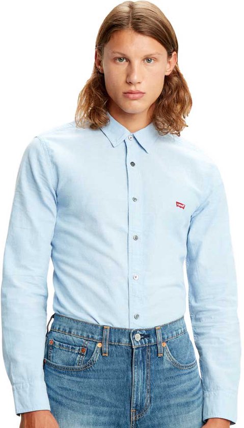 Levi´s ® Battery Housemark Slim Overhemd Met Lange Mouwen Blauw XS Man ...