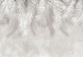 Fotobehang - Vlies Behang - Palmboom bladeren - 416 x 254 cm
