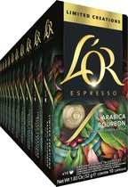 L'OR Espresso Limited Creations Arabica Bourbon Koffiecups - Intensiteit 7/12 - 10 x 10 capsules