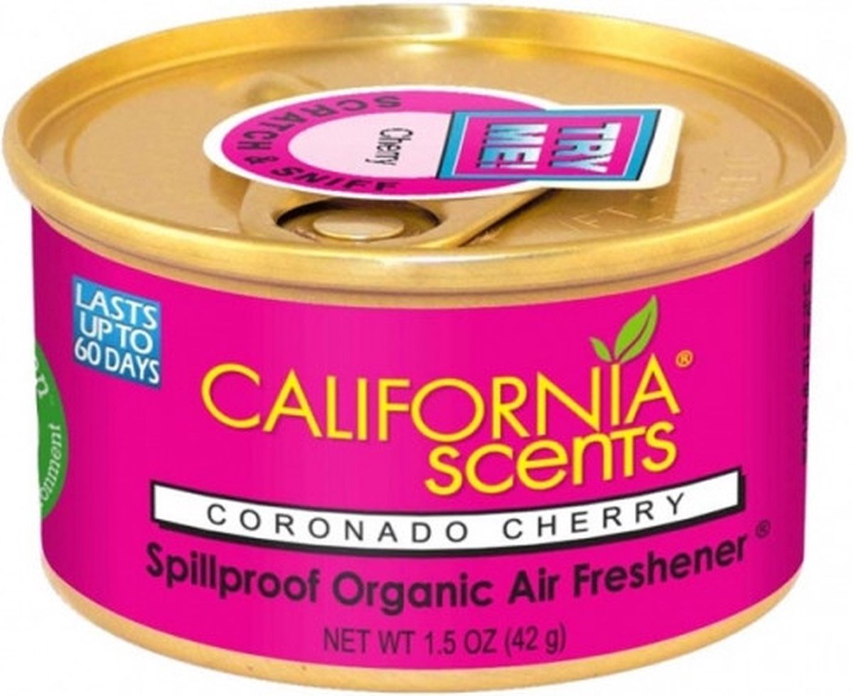 California Scents Luchtverfrisser Coronado Cherry - Autogeurtje - California Scents