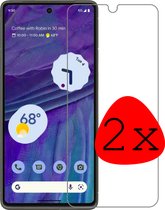 Google Pixel 7a Protecteur d'écran en Tempered Glass - Google Pixel 7a Protective Glass Screen Protector Glas - 2 Pièces