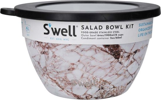 S'well Eats™ 2-in-1 etensbak met schroefdeksel, 636 ml