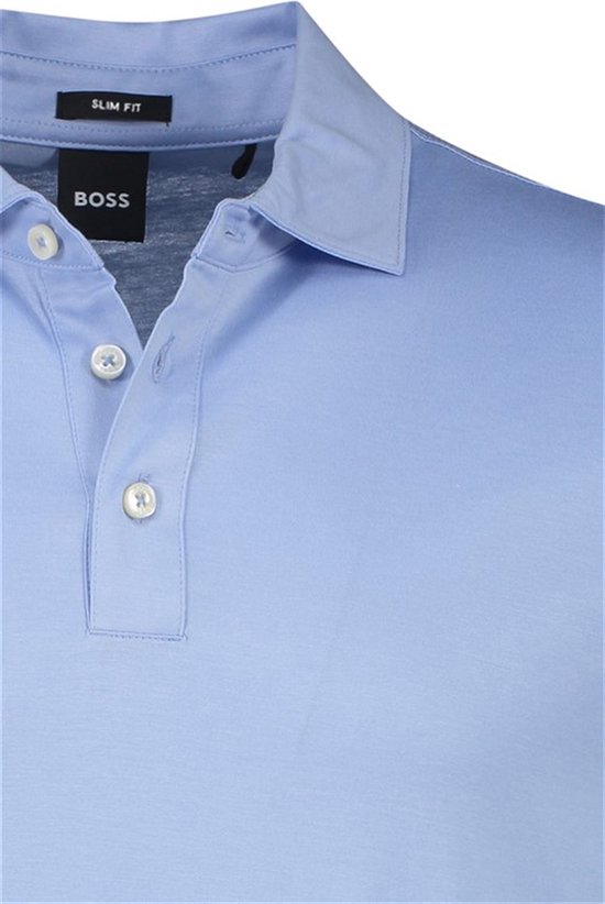 hugo boss polo blauw