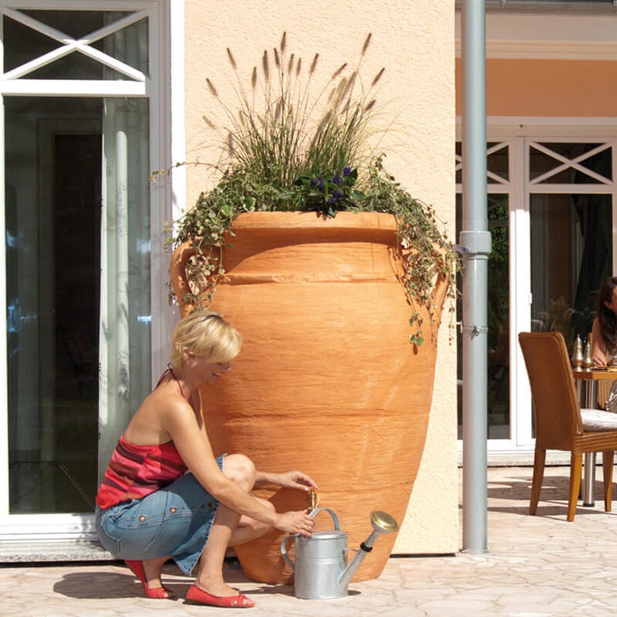 Garantia Antik Amfoor 360 liter terracotta