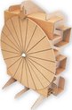 Afbeelding van het spelletje Kartonnen Rad van Fortuin - Draairad klein diameter 50 cm - Duurzaam Karton - Hobbykarton - KarTent