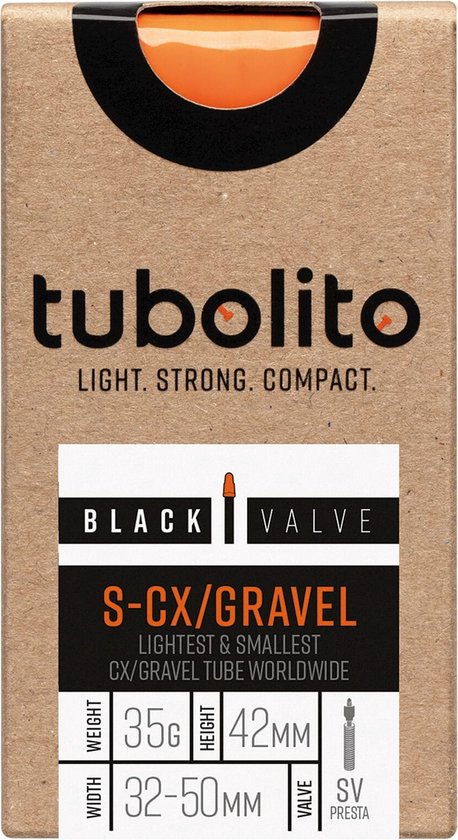 Tubolito S-cx/gravel 42 Mm Binnenste Buis Oranje 700/650 / 32-50