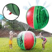 Watermeloen 60cm watermat fontein waterspeelmat – opblaasbaar zwembadspeelgoed tuinsproeier – zwemband tuin speelgoed