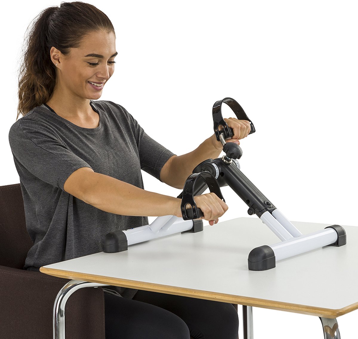 Tunturi Minifiets – Compacte Stoelfiets Voor Armen En Benen, Verstelbare Weerstand, Inklapbaar, 2,5 Kg