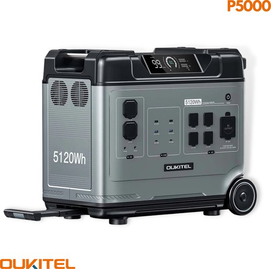 Oukitel P5000 Portable Energy System 5120Wh/ 5000W - Power Station