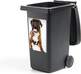 Container sticker Boxer hond op witte achtergrond - 40x60 cm - Kliko sticker