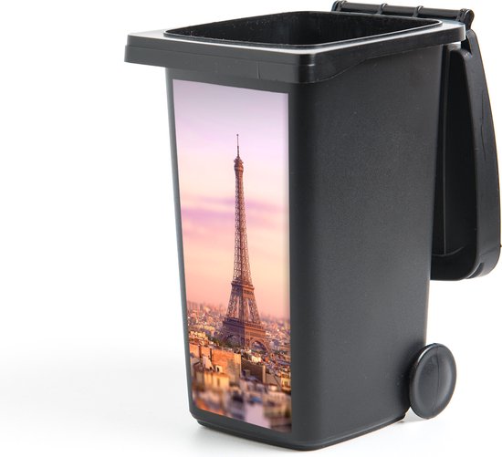 Container sticker Parijs - Eiffeltoren - Lucht - 44x98 cm - Kliko sticker