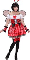 Widmann - Lieveheersbeest Kostuum - Schattig Lieveheersbeestje - Vrouw - Rood - Large - Carnavalskleding - Verkleedkleding