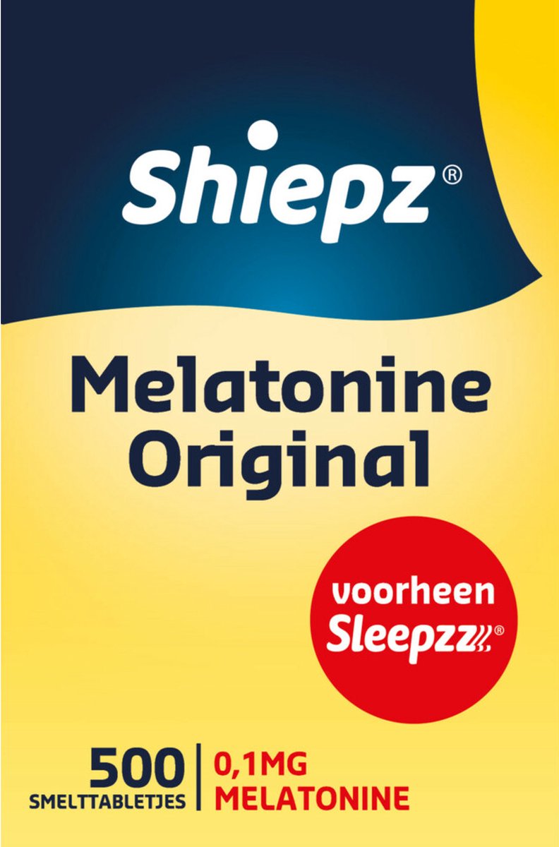 Shiepz Melatonine 0.1 mg Original - 2 x 500 tabletten - Voordeelverpakking