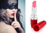 Lipstick Vibrator I Mini Vibrator I Lippenstift Vibrator voor Vrouwen I Clitoris en G Spot Stimulatie I Rood