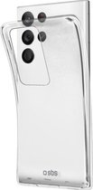 SBS Doorzichtig Hoesje geschikt voor Samsung Galaxy S23 Ultra Telefoonhoesje Flexibel TPU | SBS Skinny Backcover | Doorzichtig Telefoonhoesje Galaxy S23 Ultra | Galaxy S23 Ultra Case | Back Cover - Transparant