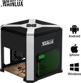 Wainlux K6 - Laserprinter - Mini Graveermachine met Laser - Wifi bestuurbaar - Laser Graveermachine - Graveerpen - Graveerset - Graveerapparaat - Laser Cutter - Uitsnijden - Graveren - Laser Engraver