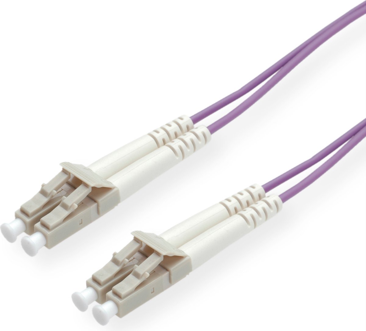 ROLINE glasvezelkabel 50/125µm OM4, LC/LC, violet, 7 m