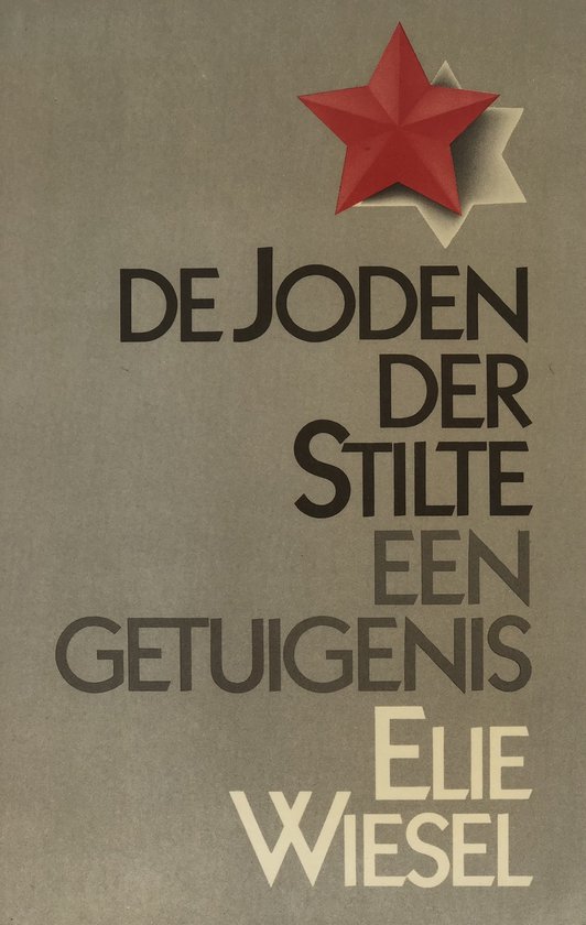 Omslag van De Joden Der Stilte door Elie Wiesel