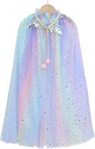 Joya Kids® Cape princesse arc-en-ciel | Robe princesse arc-en-ciel | Licorne | Ensemble d'habillage de licorne | Carnaval Robe Filles