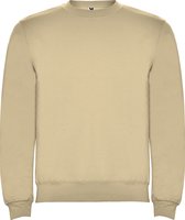 Zand kleur unisex sweater Clasica merk Roly maat 3XL