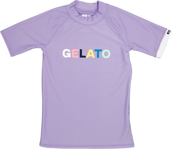 JUJA - UV-Zwemshirt met korte mouwen voor kinderen - UPF50+ - Gelato - Paars - maat