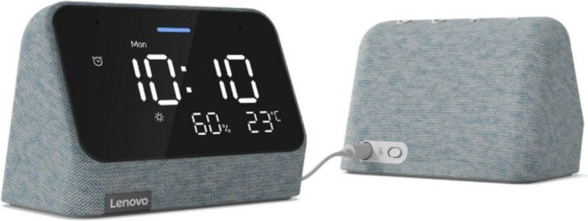 Réveil intelligent Lenovo Smart Clock Essential Gris - Radio