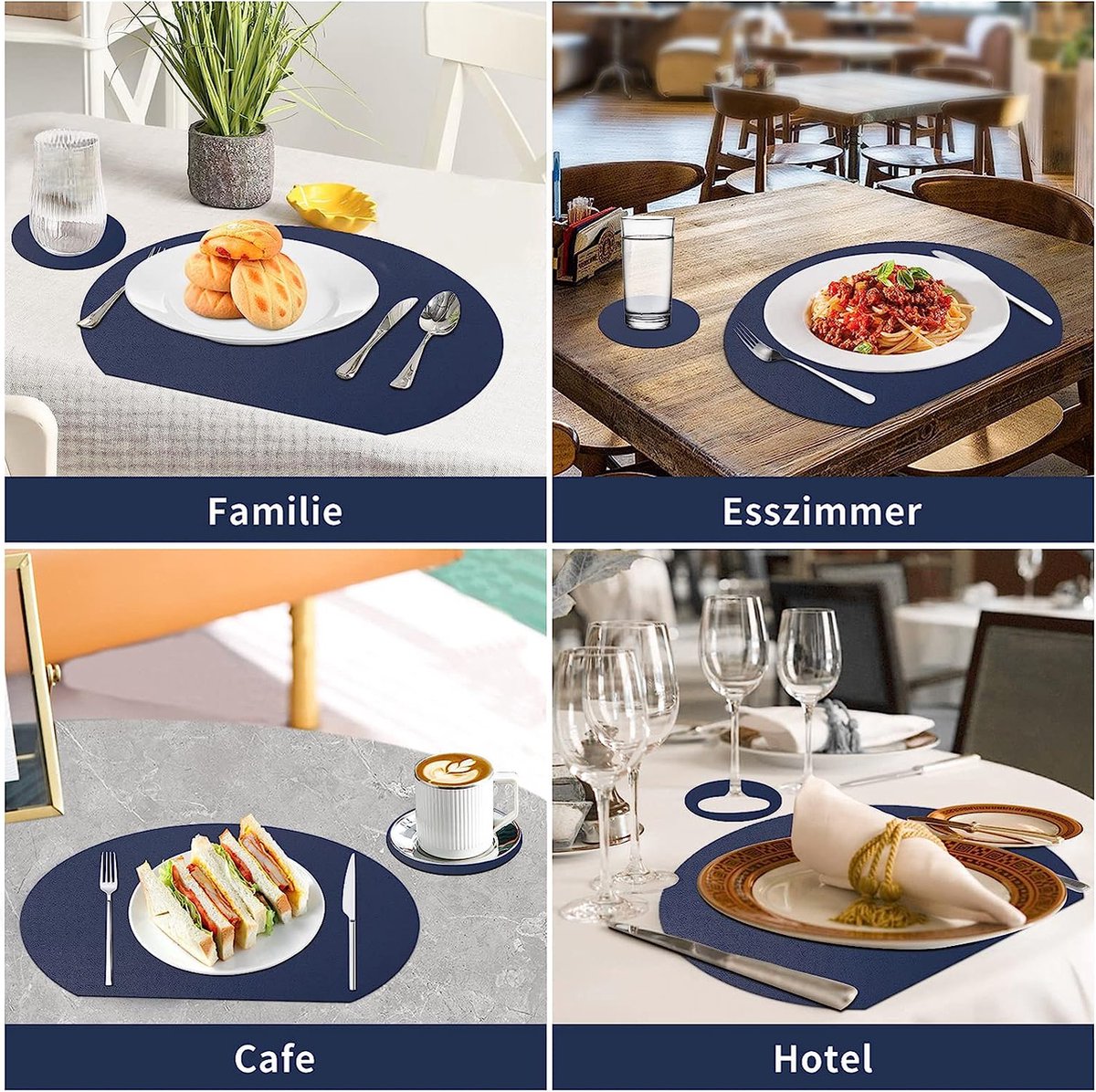 Bronskleurige Leren Ovale Placemats kopen? ✔️ Tot 69% korting Bronskleurige Leren Ovale Placemats kopen? ✔️ Tot 69% korting