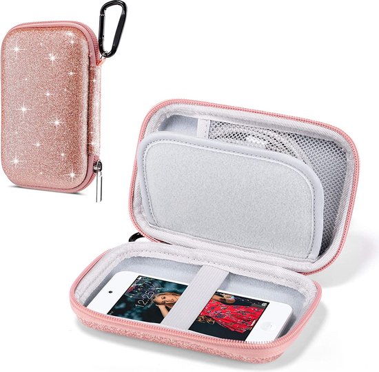 MP3-speler geval, Glitter harde reisetui, beschermende Opbergtas voor  Bluetooth MP3 /... | bol.com