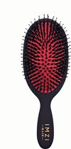 IMZI Hair Matte Black Spa Brush size Large - Brosse à cheveux de Luxe - Peigne à cheveux - Tous types de cheveux - Stimule le cuir chevelu - Prévient la perte de cheveux - Anti-emmêlement