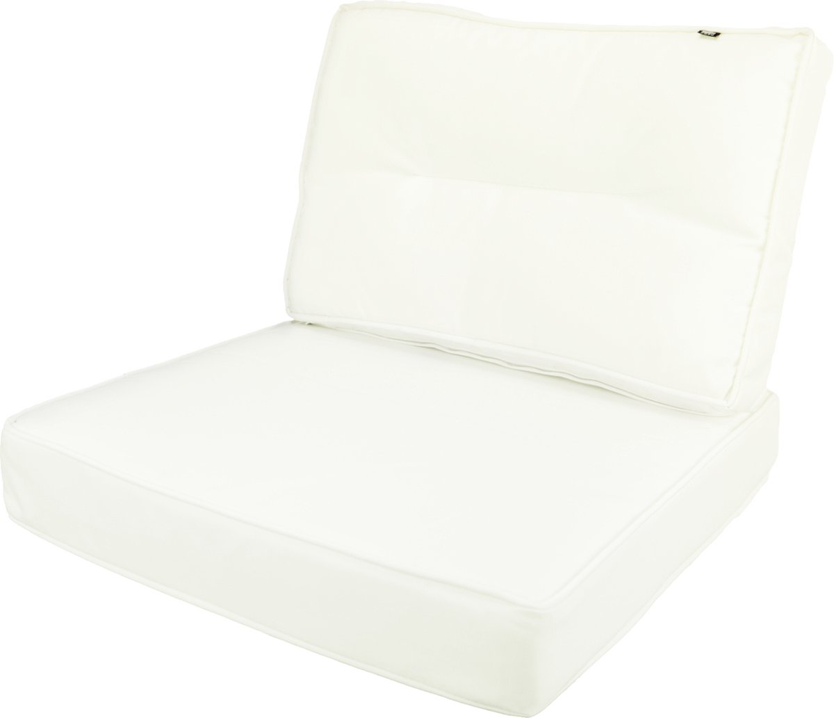 Hoogwaardige crèmekleurige loungekussen-set van 60 cm voor zit- en rugondersteuning, merk Kopu.