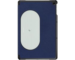Just in Case tablet Hoes geschikt voor Google Pixel Tablet – TriFold Bookcase – Blauw