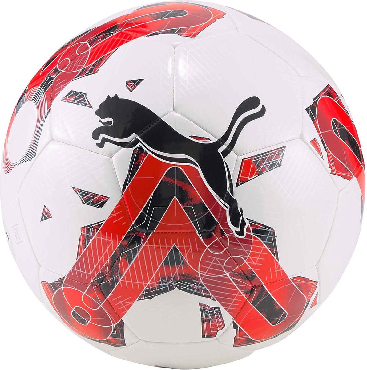 Puma Orbita 6 MS Training voetbal - maat 5 - rood/wit