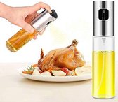 Narimano® Olijfolie Sprayer- keuken oliefles- Bbq Accesoires 100ML - Roestvrij Staal Olijf Azijn Sproeier