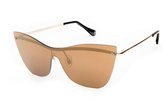 Kost Zonnebril Trendy Dames Vlinder Goud (19-045)