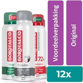 Borotalco - Deodorant - Try Out - 12 x 150ml - voordeelverpakking