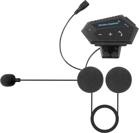 Communication casque Bluetooth ™ | Casque de moto Casque | IP67 étanche | Accessoire moto | Bluetooth 4.2