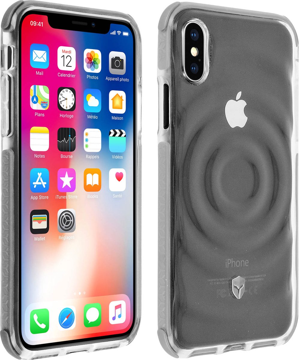 Force Case, Geschikt voor Apple iPhone X/XS Urban versterkt hoesje, Lichtgrijs