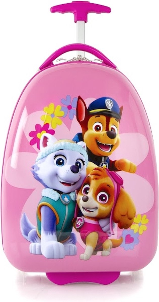 HEYS trolley Nickelodeon Luggage Egg Shape Trolley Paw Patrol roze 46cm
