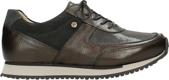 Wolky Lage Sneakers 05806 e-Sneaker 70800 blauw stretch leer - Schoenen.nl