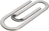 *** RVS Geldclip - Paperclip-Onderwerp - Zilverkleurig - van Heble® ***