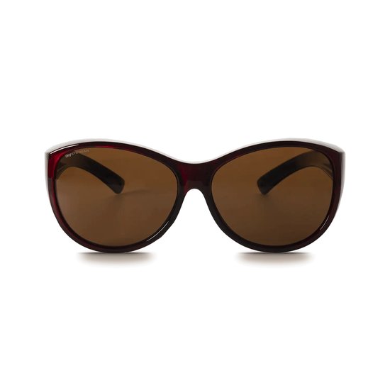 IKY EYEWEAR lunettes de soleil transfert femmes OB-1002D3-rouge-métallique