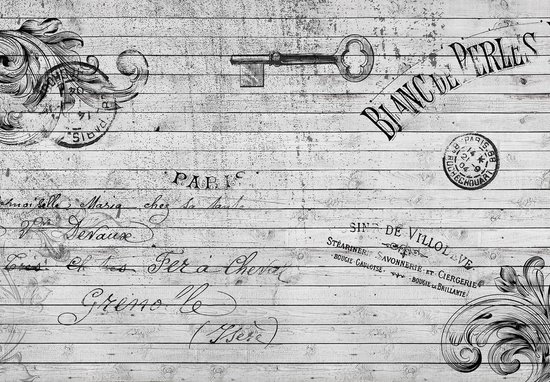 Papier peint photo - Papier Peint Intissé - Planches de Bois Vintage - 254 x 184 cm