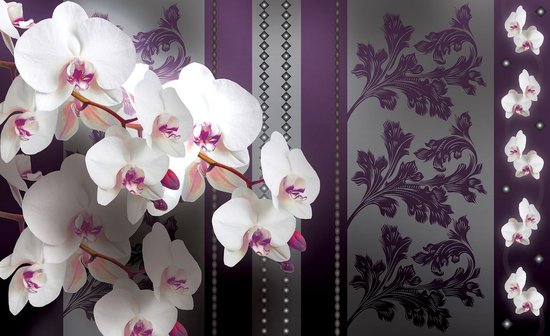 Violet Photomural, revêtement mural