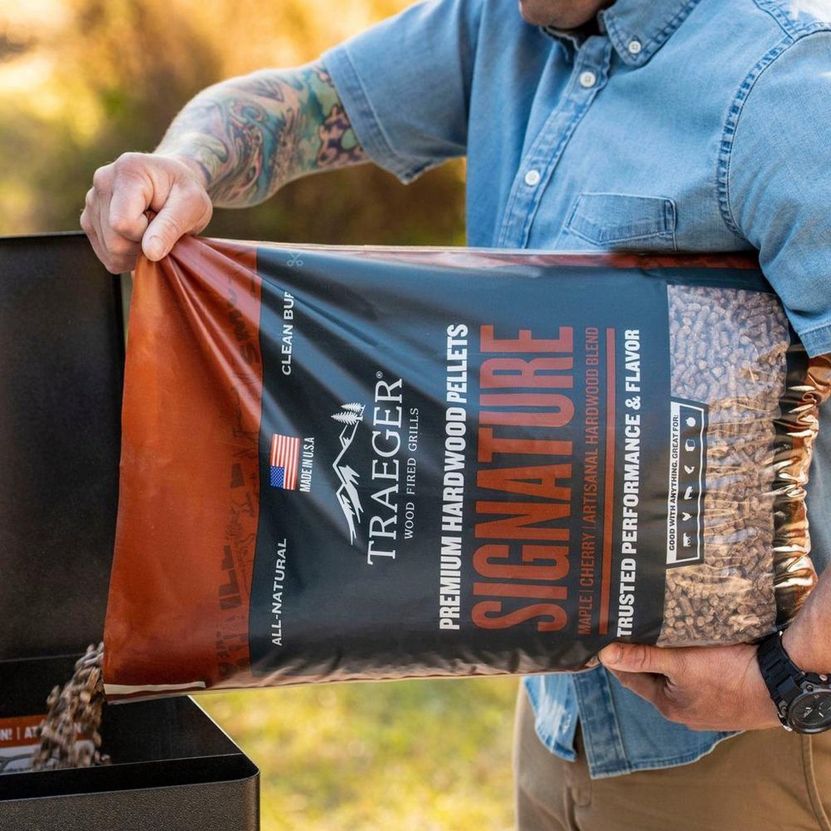 Traeger Fsc - Signature Blend Pellets 9 Kg Sac