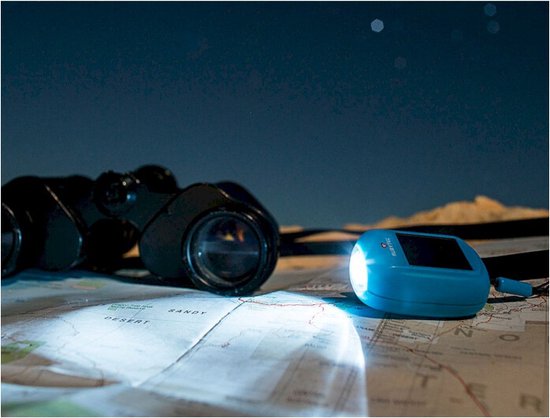 Rubytec Mini-zaklamp Kao Clip Led Solar 4,6 Cm Abs Rood — afbeelding 2